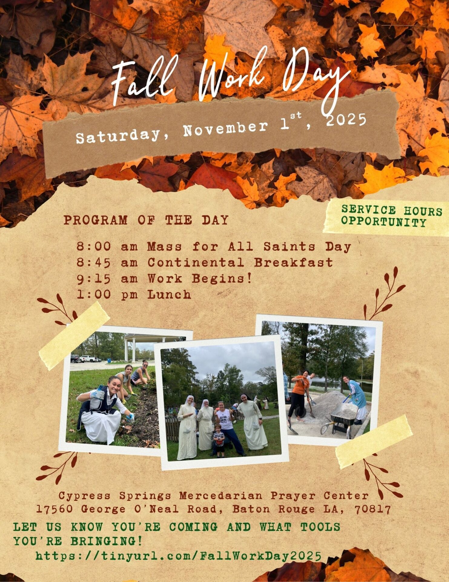 Fall Work Day